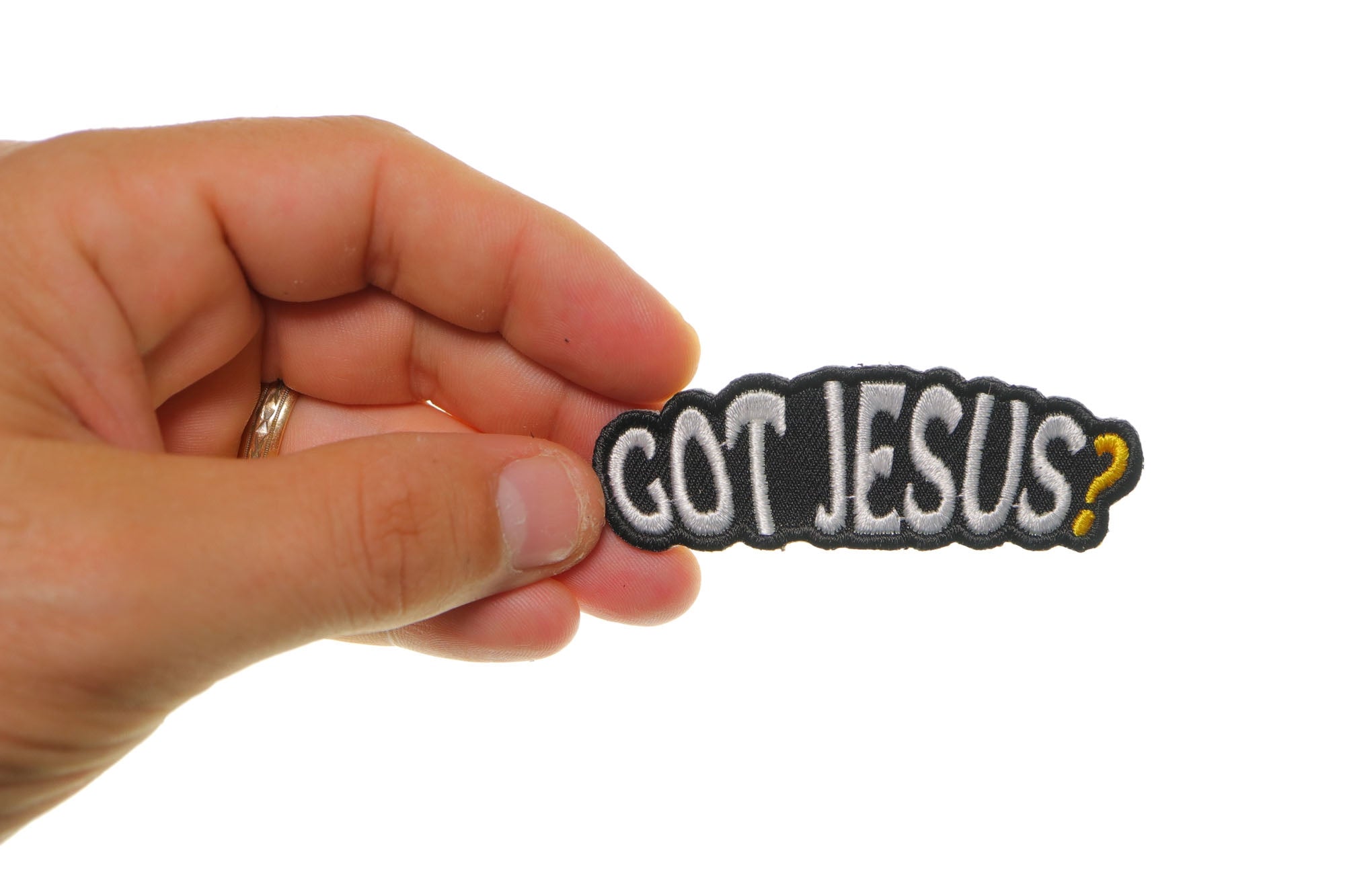 Got Jesus Patch - Perfect for Jackets, Vests, and Gear ( 3 x 2  inches )